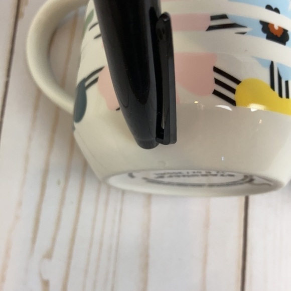 Starbucks Sakura Cherry Blossom Banded 12oz Mug Set of 2 Rare Collectible Floral - Picture 9 of 16